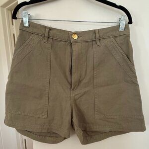 Big Bud Press Classic Work Shorts Khaki Grey Sz Medium